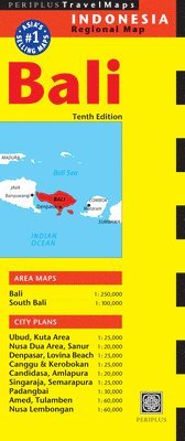 bokomslag Bali Travel Map Tenth Edition