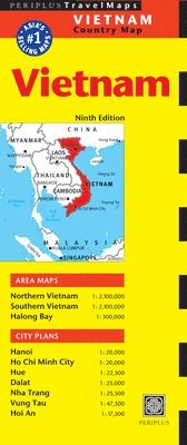 bokomslag Vietnam Travel Map Ninth Edition