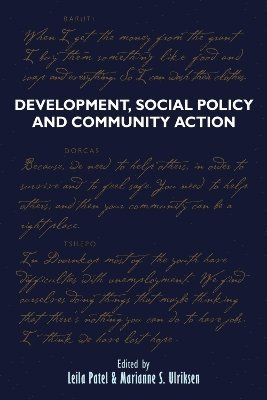 Development, Social Policy and Community Action