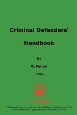 bokomslag Criminal Defenders Handbook