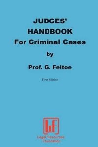 bokomslag Judges' Handbook for Criminal Cases
