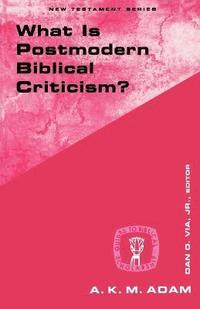 bokomslag What Is Postmodern Biblical Criticism?