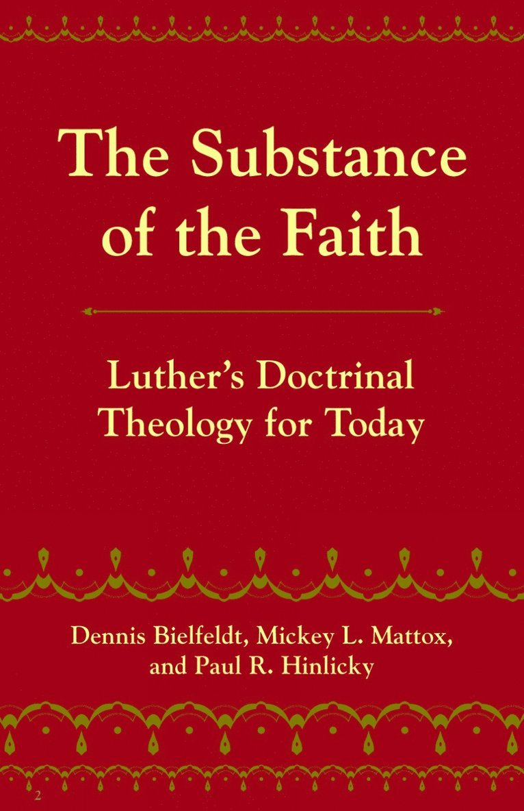 The Substance of the Faith 1