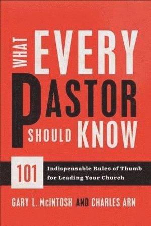 bokomslag What Every Pastor Should Know  101 Indispensable Rules of Thumb for Leading Your Church