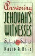 bokomslag Answering Jehovah`s Witnesses  Subject by Subject