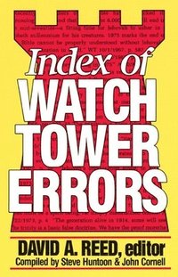 bokomslag Index of Watchtower Errors 1879 to 1989