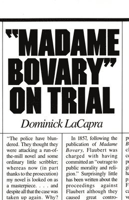 bokomslag Madame Bovary On Trial