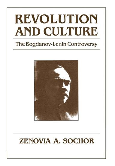 Zenovia A. Sochor - Revolution and Culture, Inbunden