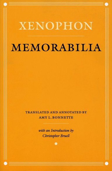 Xenophon - Memorabilia, Inbunden