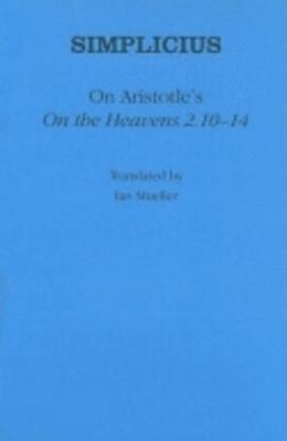 On Aristotle's 'On the Heavens 2.10-14' 1