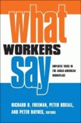 bokomslag What Workers Say