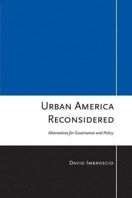 bokomslag Urban America Reconsidered