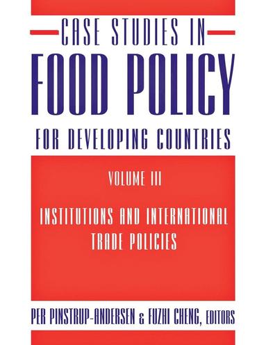 bokomslag Case Studies in Food Policy for Developing Countries