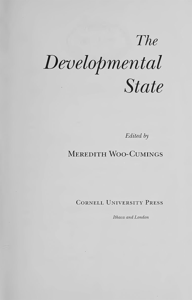 Meredith Woo-Cumings - Developmental State, Häftad