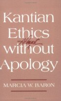 bokomslag Kantian Ethics Almost without Apology