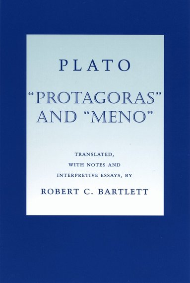 Plato - "Protagoras" and "Meno", Häftad