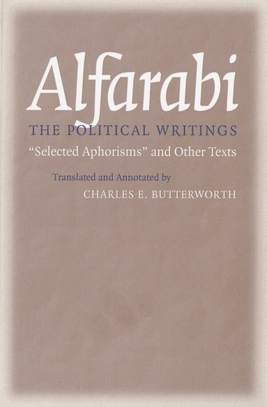 Alfarabi - Political Writings, Häftad