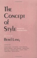 Berel Lang - Concept of Style, Häftad