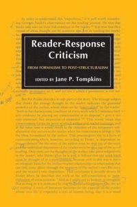 bokomslag Reader-Response Criticism