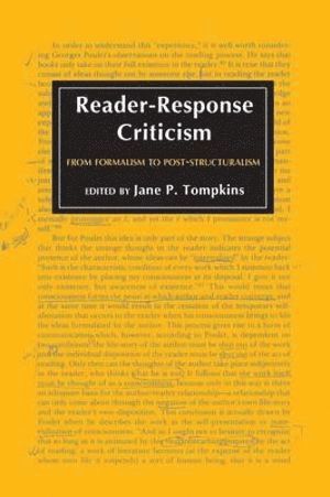 bokomslag Reader-Response Criticism