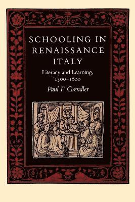 bokomslag Schooling in Renaissance Italy