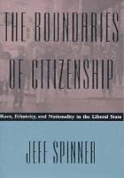 bokomslag The Boundaries of Citizenship