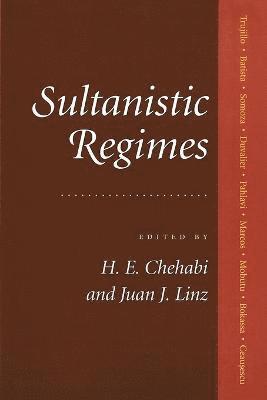 Sultanistic Regimes 1