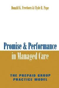 bokomslag Promise and Performance in Managed Care