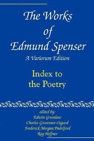 bokomslag Works of Edmund Spenser