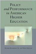 bokomslag Policy and Performance in American Higher Education