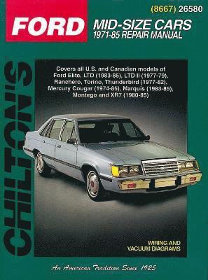 Chilton Automotive Books, The Nichols/Chilton - Ford Mid-Size Cars, 1971-85, Häftad