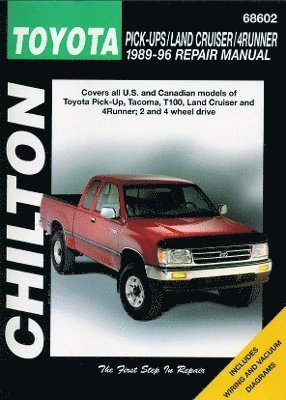 bokomslag Toyota Pick-Ups/Land Cruiser/4Runner (89 - 96) (Chilton)