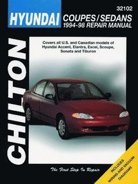bokomslag Hyundai Coupes/Sedans (94 - 98) (Chilton)