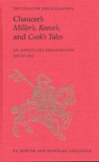 T. L. Burton, Rosemary Greentree - Chaucer's Miller's, Reeve's, and Cook's Tales, Inbunden