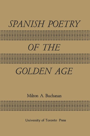 bokomslag Spanish Poetry of the Golden Age