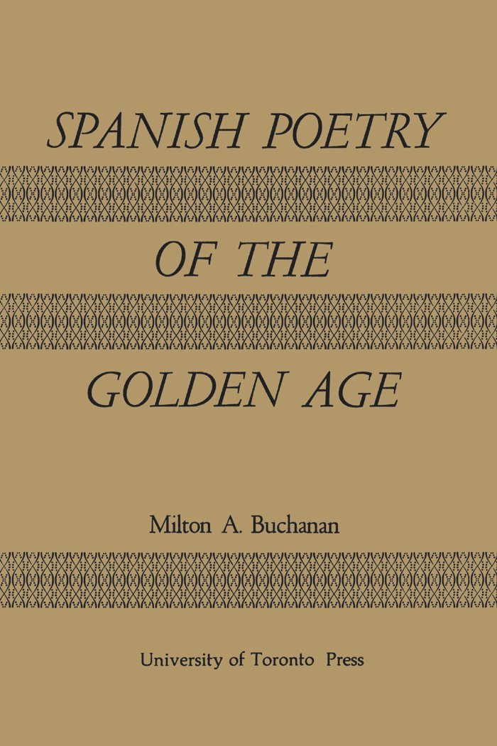 Spanish Poetry of the Golden Age 1