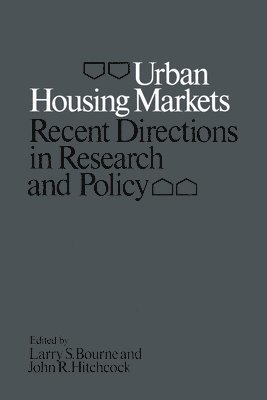 bokomslag Urban Housing Markets: Recent Directions in Research and Policy