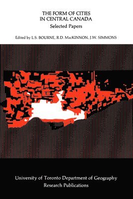 bokomslag The Form of Cities in Central Canada