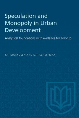 bokomslag Speculation and Monopoly in Urban Development