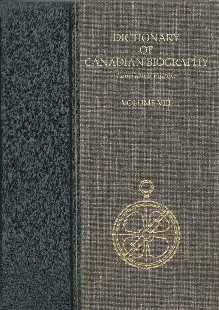 Dictionary of Canadian Biography, Laurentian 1