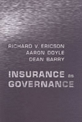 Insurance as Governance 1