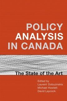 bokomslag Policy Analysis in Canada