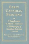 bokomslag Early Canadian Printing