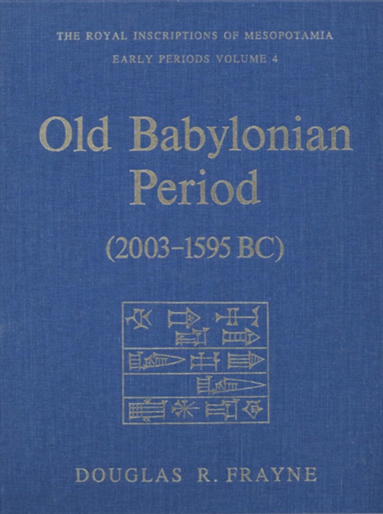 Old Babylonian Period (2003-1595 B.C.) 1