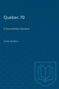 bokomslag Quebec 70