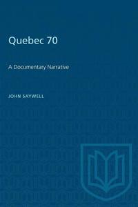 bokomslag Quebec 70