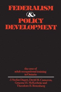 bokomslag Federalism And Policy Development