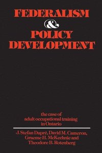 bokomslag Federalism and Policy Development