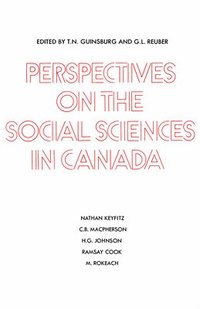 bokomslag Perspectives On The Social Sciences In Canada