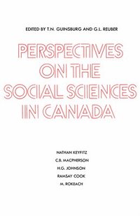 bokomslag Perspectives on the Social Sciences in Canada